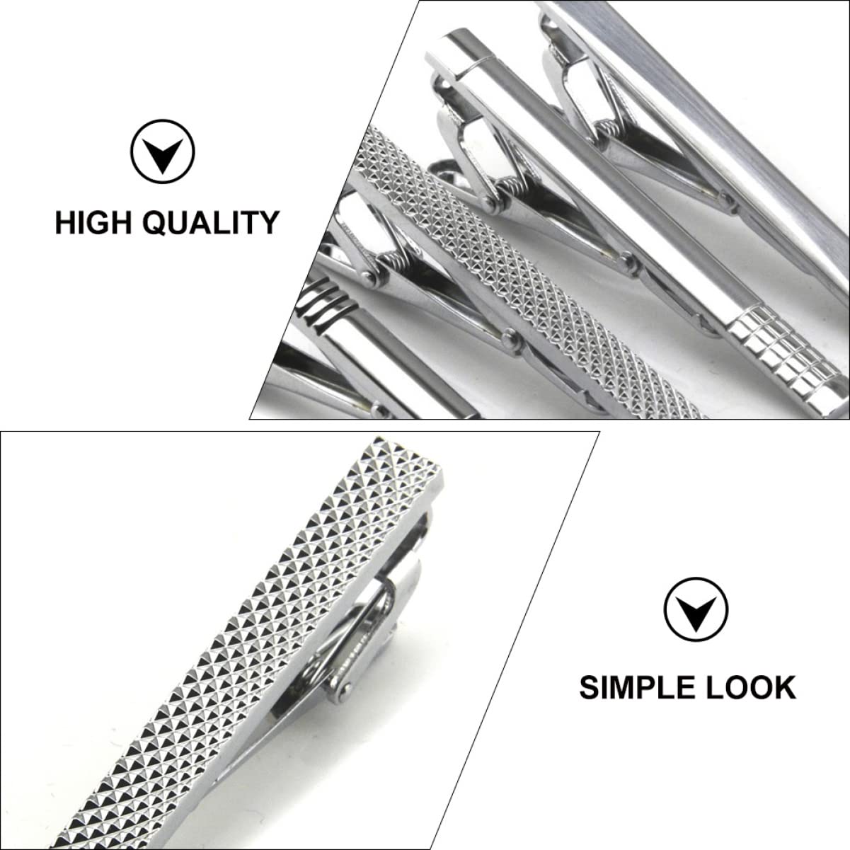 LIFKOME Clips De Corbata De Los Hombres Padrinos De Boda Remolino Cuello Borgoña Pisacorbatas Hombre Sujeta Corbatas Clip De Corbata De Cobre Clip De Corbata De Moda