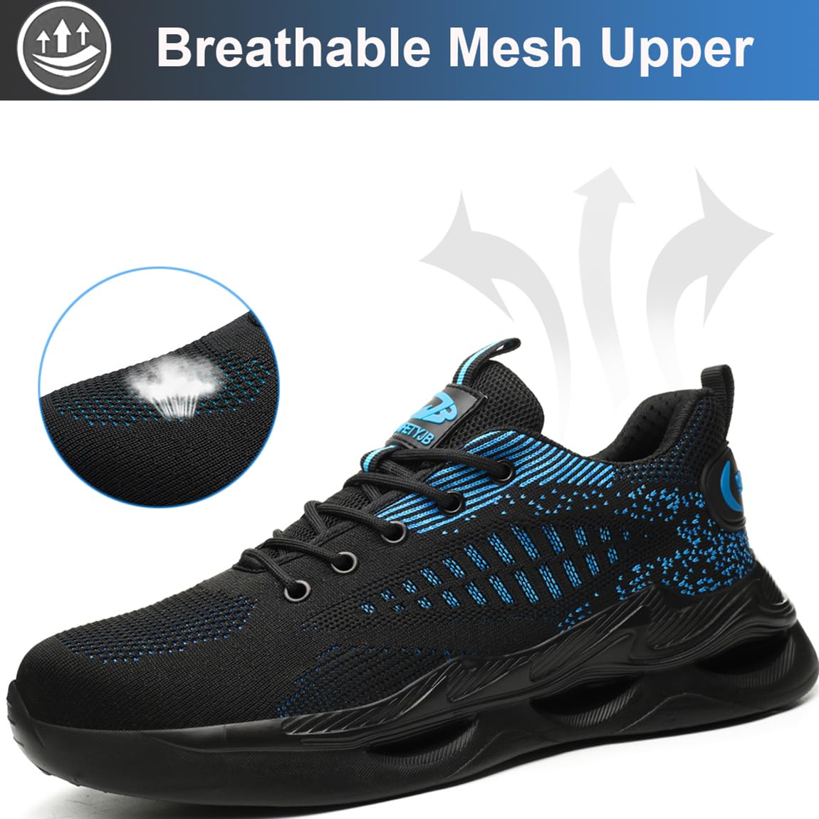 Scarpe Antinfortunistiche Uomo Donna Scarpe da Lavoro con Punta in Acciaio Scarpe da Cantiere 36-46