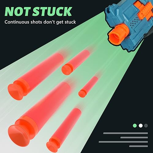 Miniatura 4 de TORMEN Dardos estándar de repuesto, compatibles con pistolas de juguete Nerf Elite Series Blasters