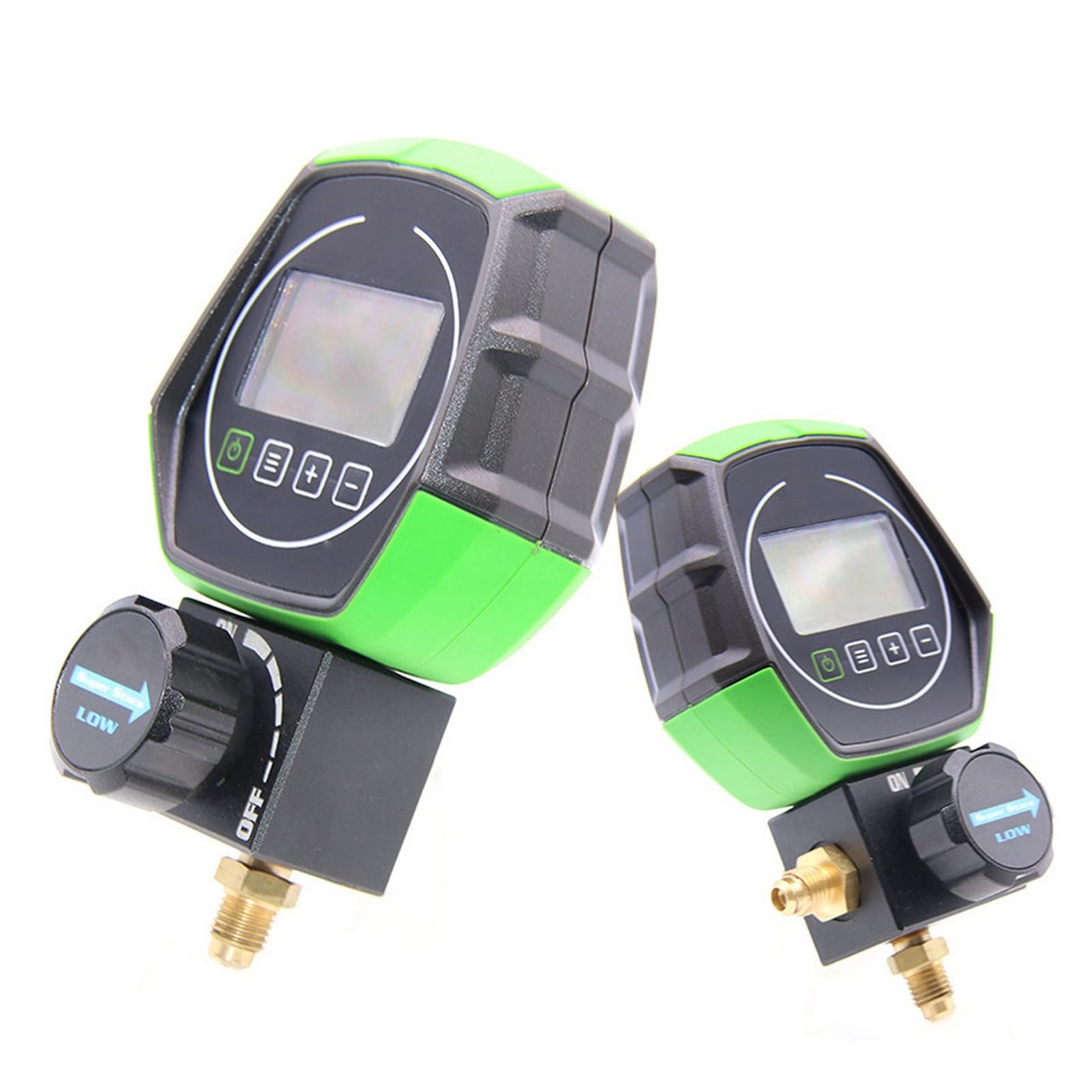 Digital Manifold Gauge Refrigeration Al vacío Temperatura Temperatura Tester Dignostic Herramienta for 90 Tipos Refrigerantes(Single dial)