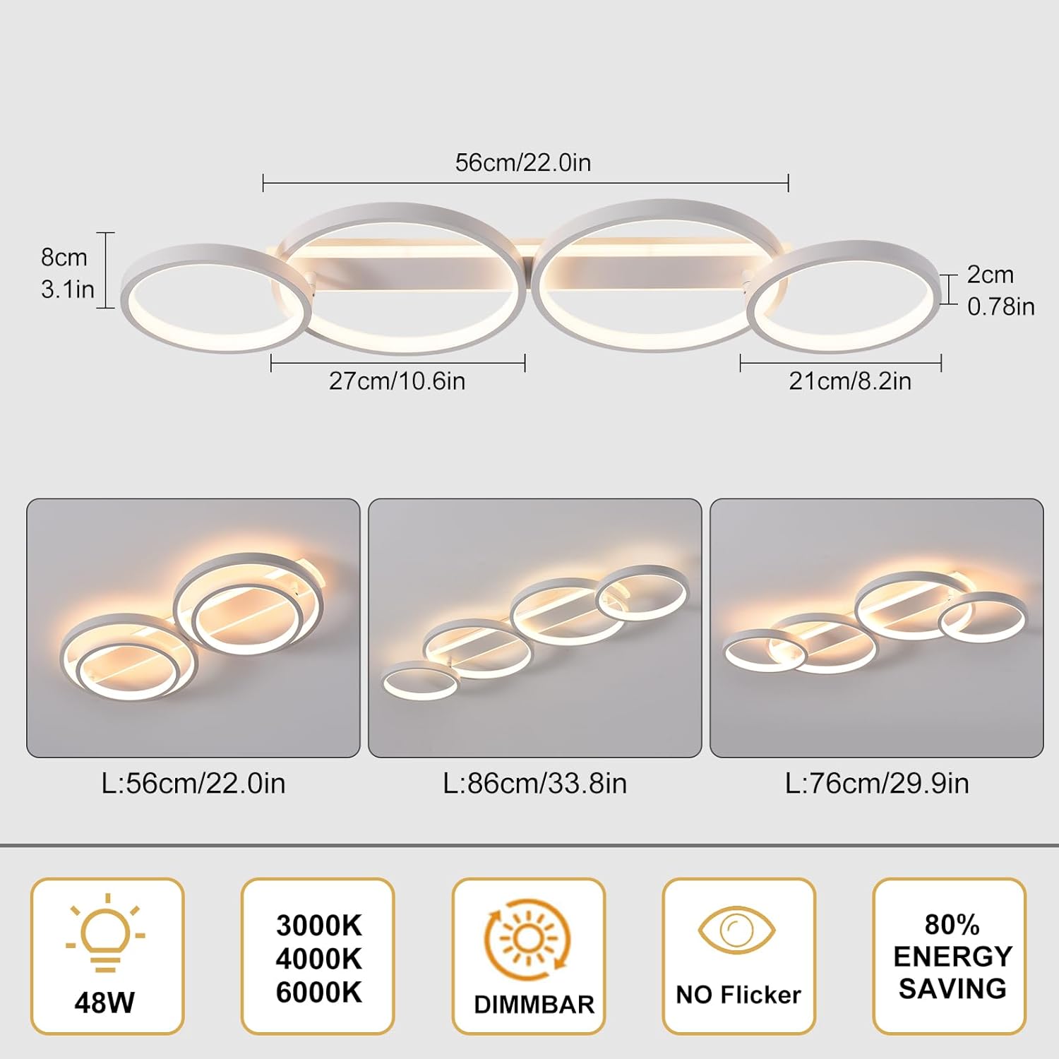 LED svjetiljka, daljinski upravljač i aplikacija
