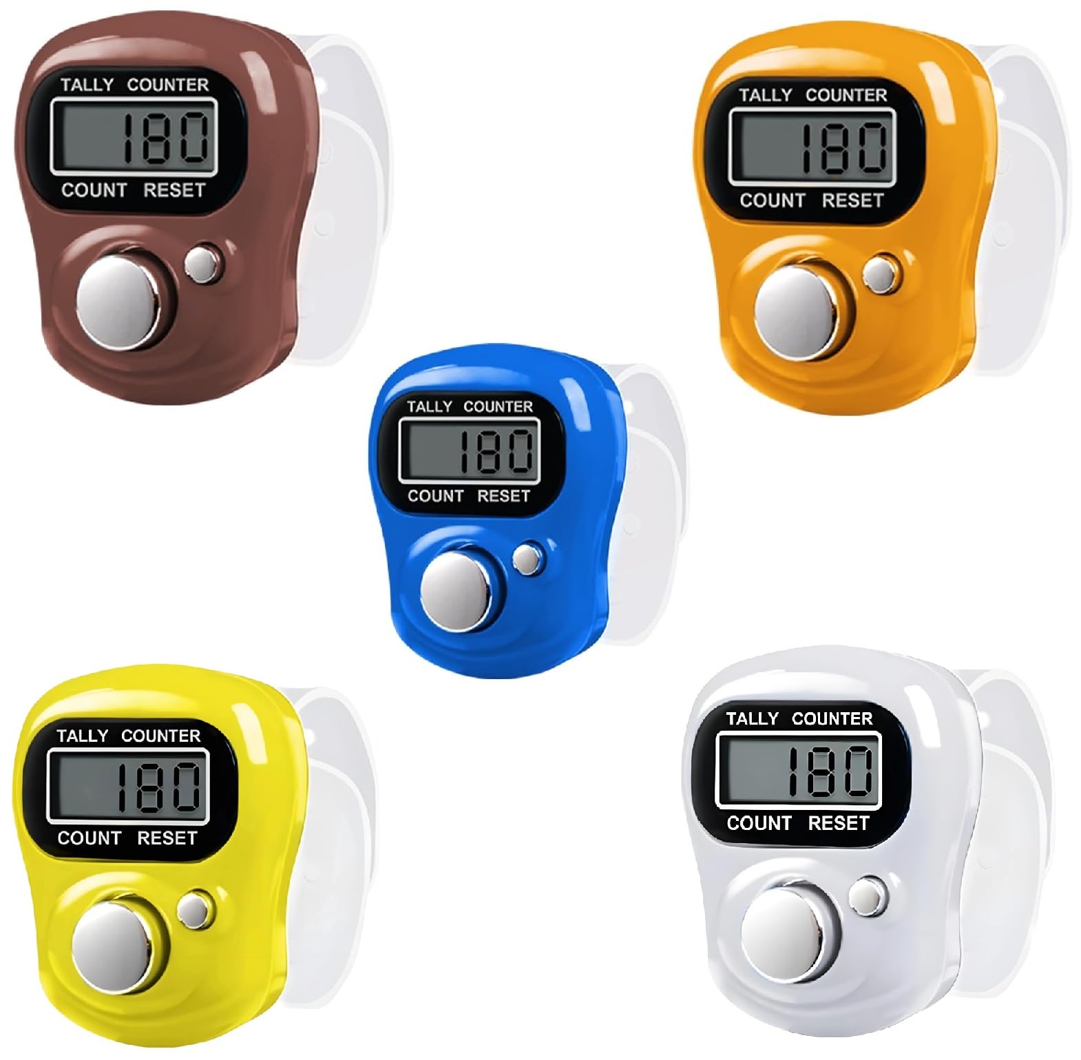 Mini Hand Tally Counter Finger Ring Digital Electronic Head Count, Jap Counter Machine for Mantra Jap and Cricket Umpire and Various Counting Purpose (Pack-5)-image-22