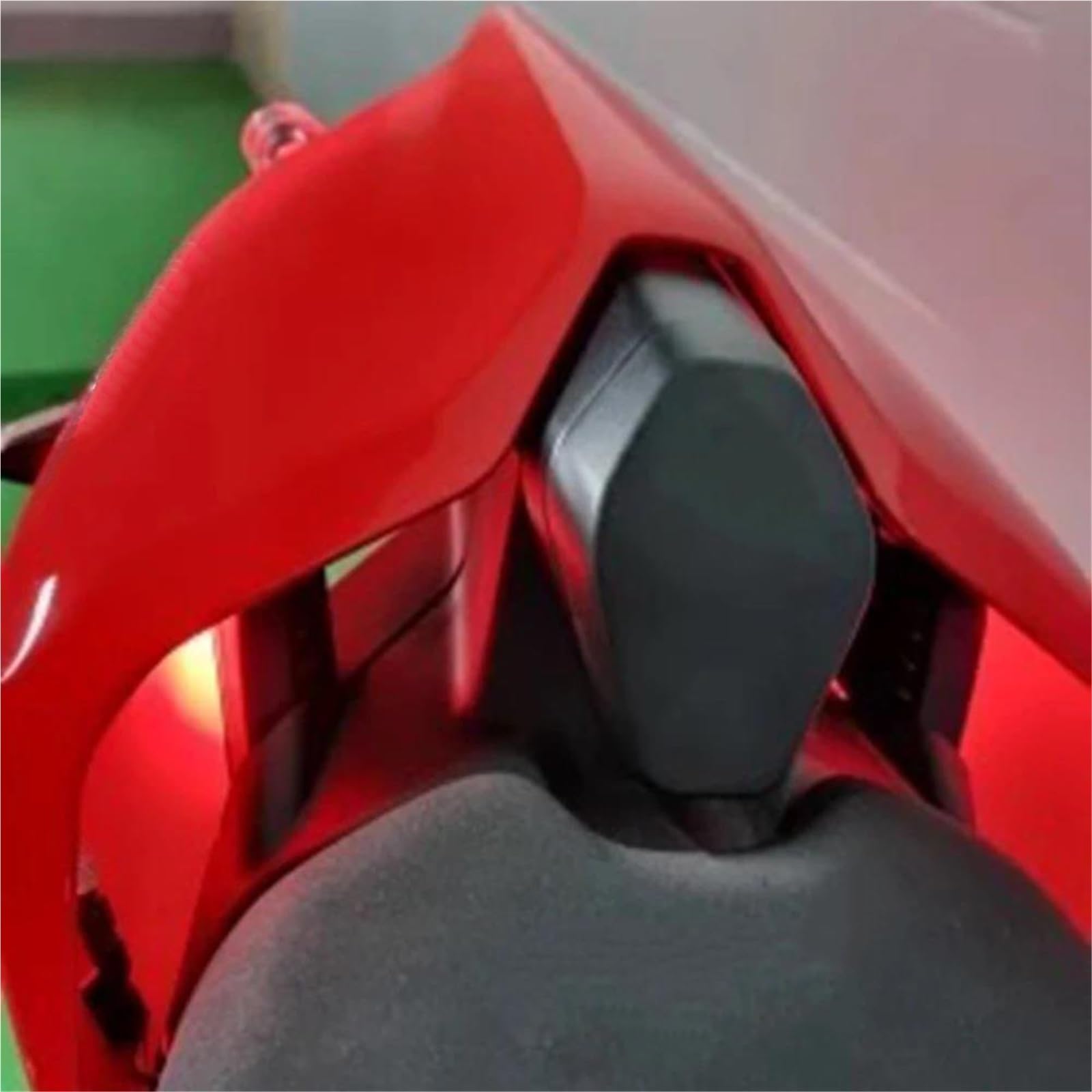 Generisch Motorrad-Heckabdeckung, Heckverkleidung, Einzelsitzabdeckung, Heckhöcker Für Ducati Für Panigale V4 V4S V4R V2 2018-2023(Red A Set)