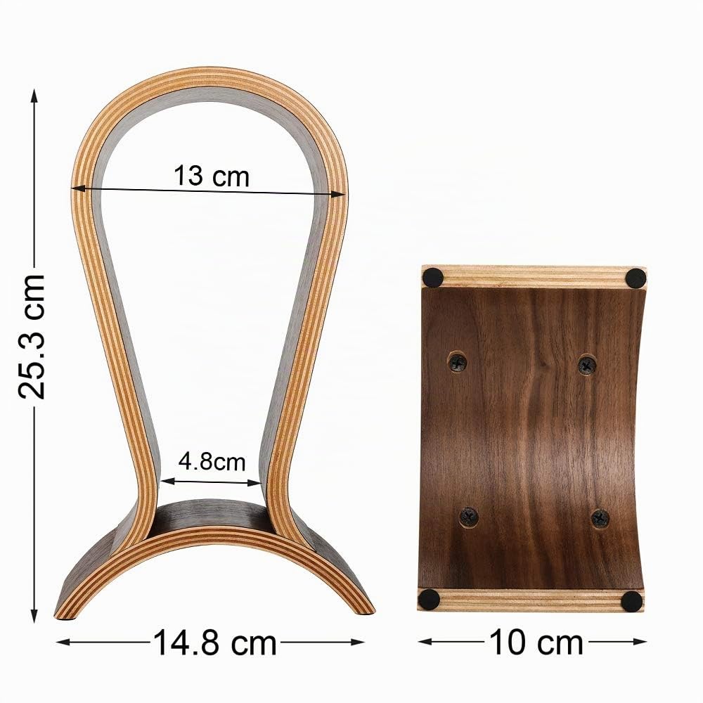 OneGenug Supporto Cuffia Legna Headset Stand Supporto per Auricolare Display Porta Cuffia Appoggia Cuffie