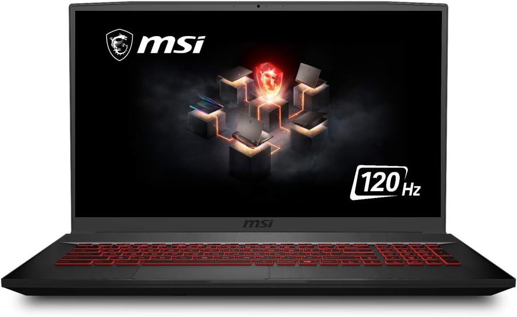 MSI GF75 Thin 10SCSR-004 - 17.3 Inch Full HD 120hz Gaming Laptop, Intel Core i7-10750H, NVIDIA GeForce GTX 1650Ti, 8 GB RAM, 512 GB NVMe SSD, Windows 10 Home