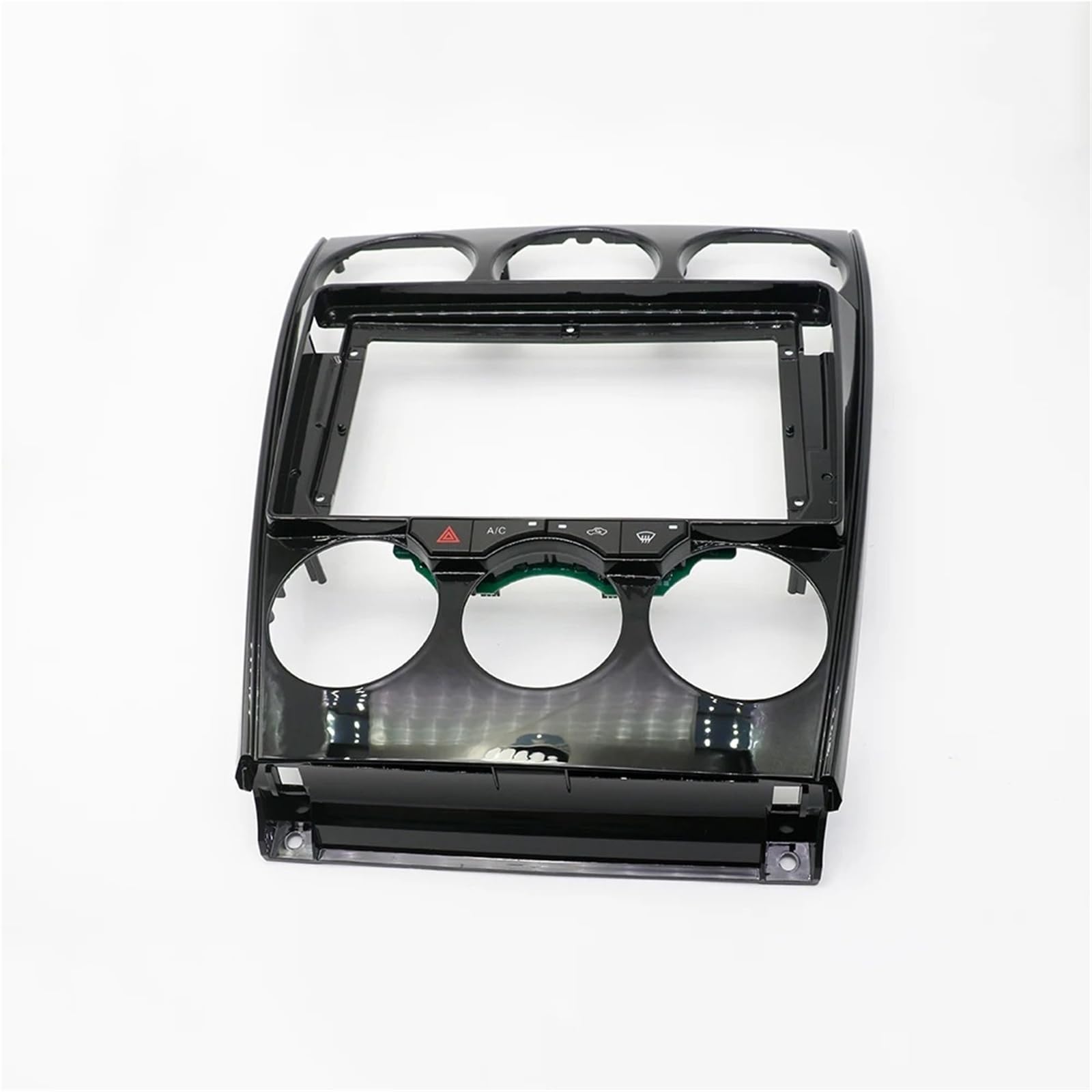 Cadre Panneau D'autoradio Cadre Voiture 9 Pouces, Panneau Stéréo Fascia, Tableau, Double Din, Climatisation, Câble d'alimentation Canbus Intégré pour Mazda 6 2002 – 2007
