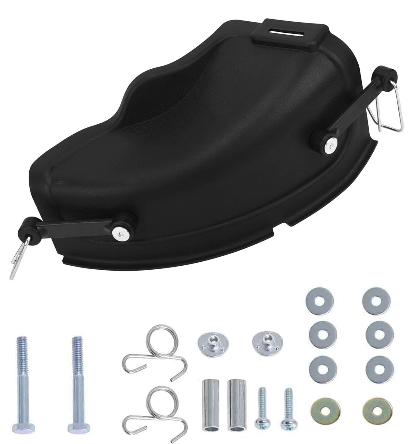 960120040 Ganchos para cubrir mantillo 532187298 compatibles con cortacéspedes Craftsman Riding de 54 pulgadas RZ5424 Z254 LGT2654 187298 cubierta de placa de mantillo