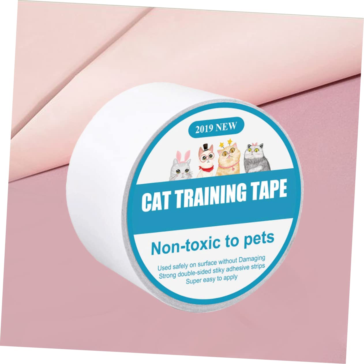 FRCOLOR 3 unidades de cinta rascador para gatos para muebles, transparente, protección contra arañazos, para muebles, gatos, alfombras, para mascotas, cinta adhesiva, protección de muebles, protección