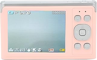Câmera Digital 4K para Fotografia Macro, 2,88 Polegadas IPS HD Display AF Autofoco 16X Zoom Digital 50MP Pixels Câmera infantil. (Rosa)