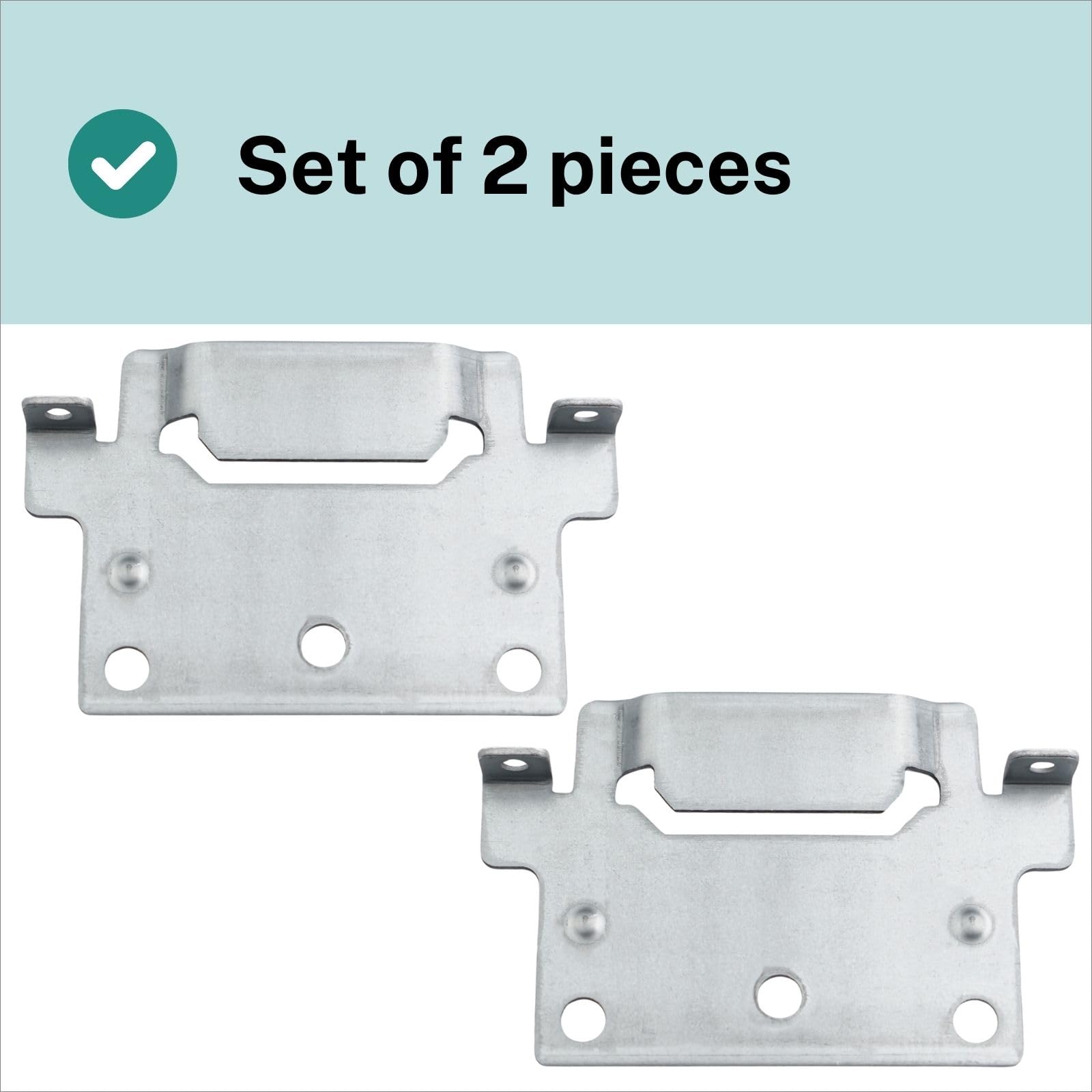 Midbeam Brackets Compatible with IKEA 116791 SKORVA Van Bed Campervan Bed Frame Mounting Plate MALM HEMNES BRIMNES (2 Pieces) - Image 2