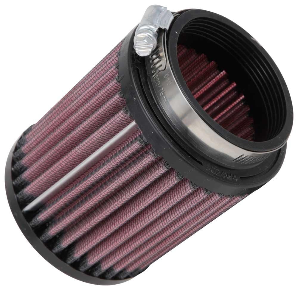 K&N RU-0800 KFZ und Motorrad Gummi Universalluftfilter, Rot