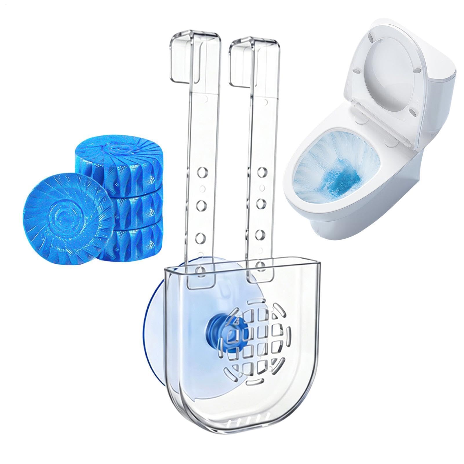 Soporte Para Pastillas De Inodoro | Dispensador Transparente y Antióxido,Portapastillas De Tanque Y Taza Wc | para Baño Hogar Hotel Oficina Viajes Autocaravana