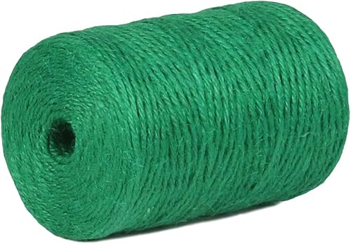 Miniatura 10 de PerkHomy - Cuerda de yute de 0.157in y 120 pies para proyectos de manualidades, rascador de gatos, poste rascador, árbol, jardinería, arte,