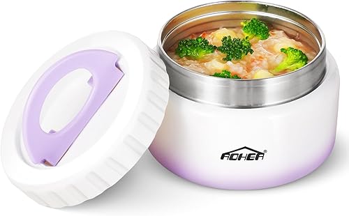 Termo de comida caliente para niños, tarro aislado de 8 onzas para alimentos que mantiene el almuerzo calientefrío durante horas, termo de sopa a