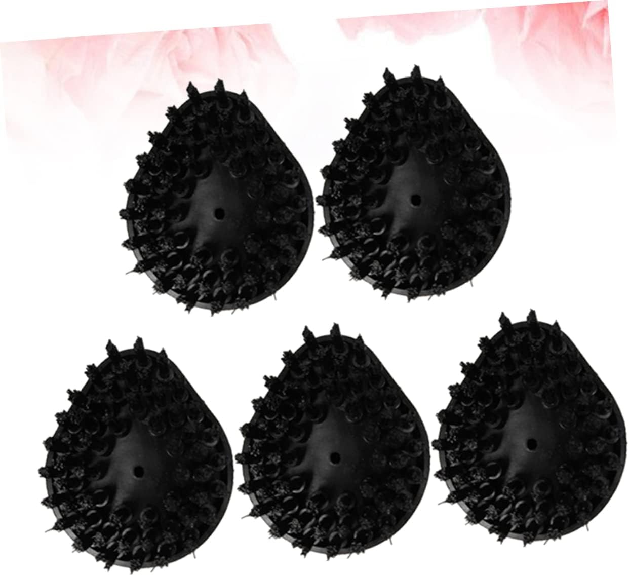GALPADA 2sets 5pcs Cleaning Machine Brush Head Durable Household Accessories for Steam Washer Multi Purpose Hair Brush Heads for Home Use and Repair Stores Hairbrush Black 5pcs*2