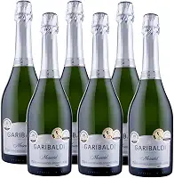 Kit 6 Espumantes Garibaldi Branco Moscatel 750 ml