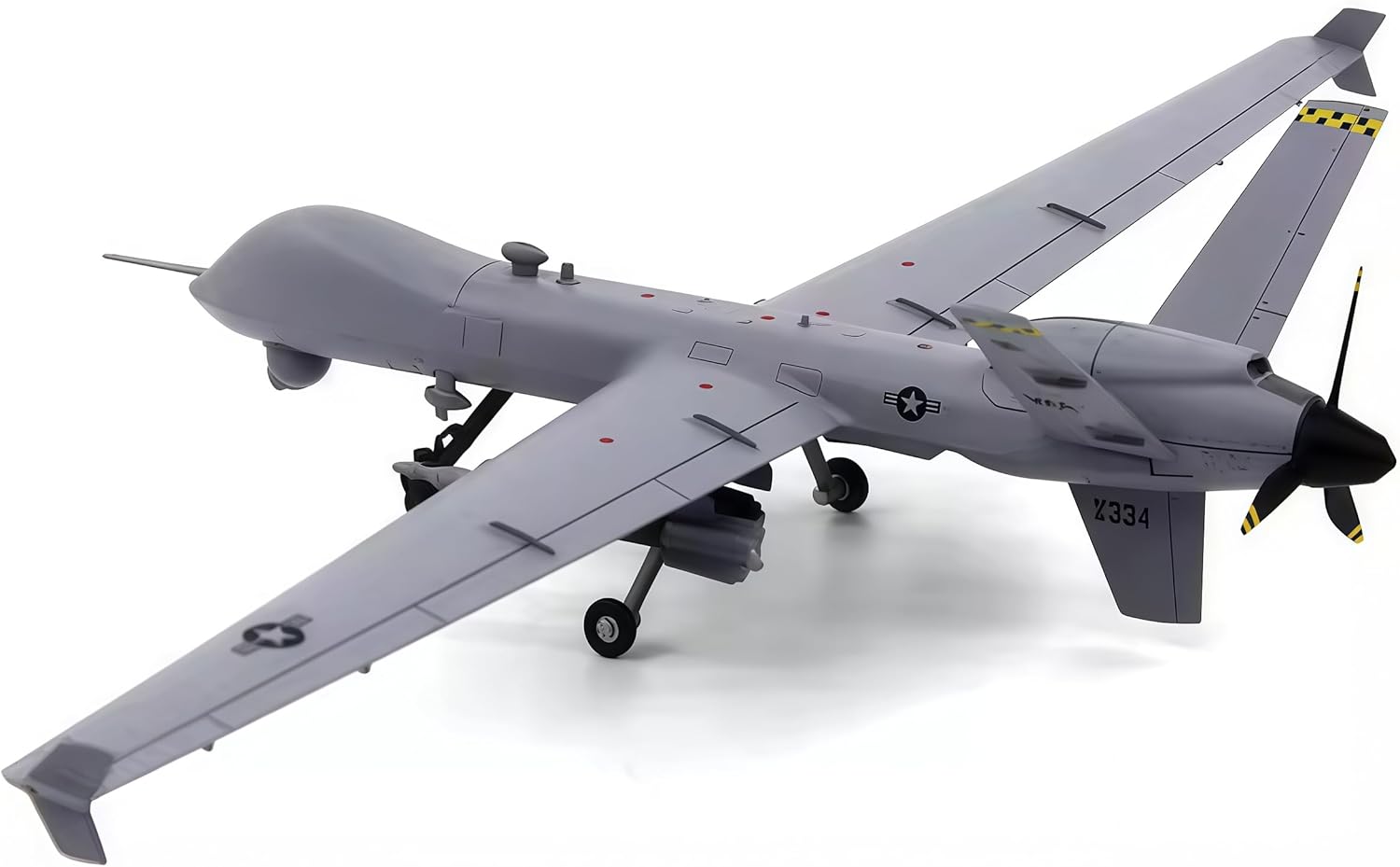 MQ-9 Reaper UAV Fighter Military Aircraft UAV Attack Airplanes Model for Adults Collection Home Office Gifts