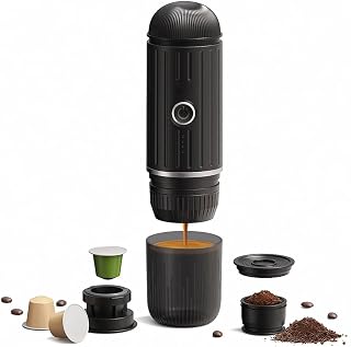 Electric Wireless Heating Coffee Machine Fit For Capsule/Powder Pot For Car & Hom