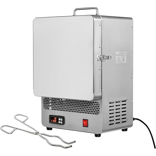Electric Kiln, 1500W Melting Furnace Max Temperature 2192℉/1200℃, Stainless Steel, for Metal Melting