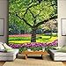 Produktbild Jukunlun 3D Wandbild Benutzerdefinierte 3D Wandbild Tapete Grün Naturlandschaft Wandbilder Wohnzimmer Schlafzimmer Tv Hintergrund Tapete Wohnkultur Tapete 3D-350X245Cm