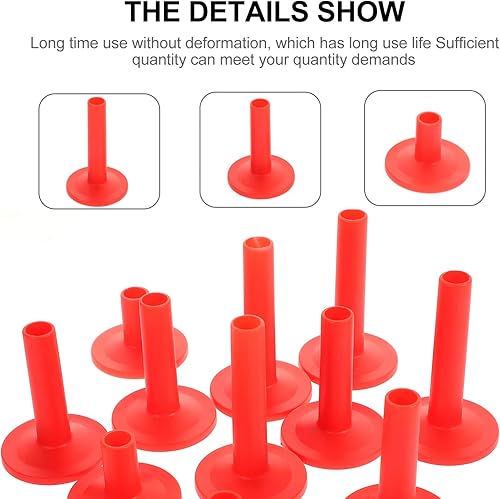 Miniatura 15 de SUPVOX 12 unids platillo reemplazo accesorios platillo soporte tambor manga para percusión conjunto piezas negro