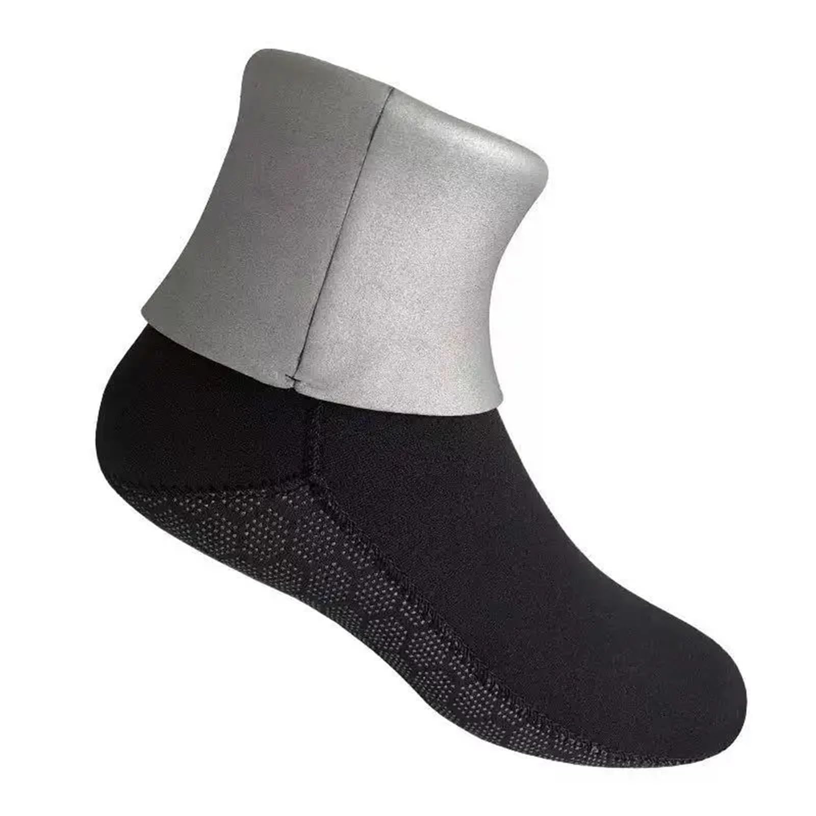 Neoprensocken Tauchsocken 5 mm/7 mm, titanbeschichtetes Neopren, thermisch, rutschfest, for Damen und Herren, for Surfen, warm, for Strand Wasser(Color 02 5mm,XL)
