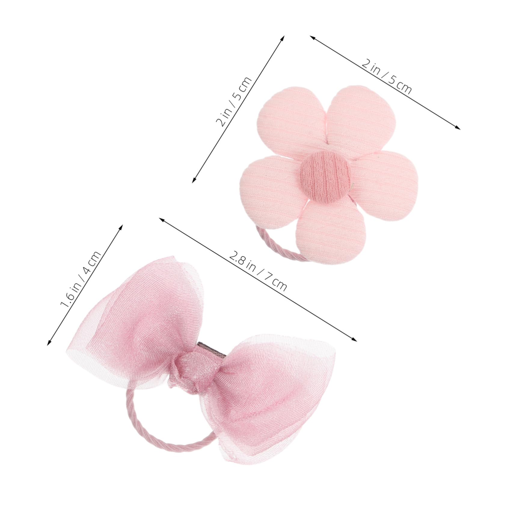 SUPVOX 10Pcs Cute Dog Hair Bows Elastic Bands for Small Dogs Stylish Pet Accessories for Grooming Comfortable Secure Fit for Every Occasion Adorable