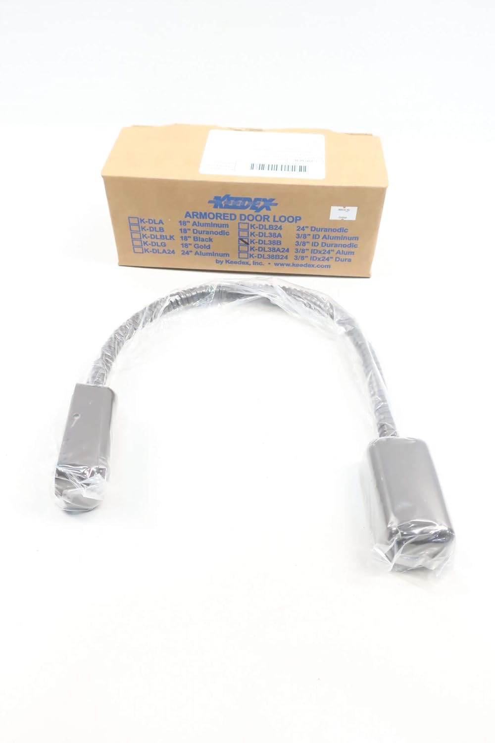 KEEDEX KDL38B DURANODIC Armored Door Loop Mount 3/8IN