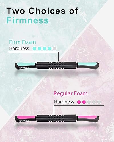 Miniatura 6 de Tumaz Barra de rodillo muscular – Lo mejor para masajes y alivio del dolor muscular – Calidad profesional con rodamiento para un uso suave [opciones