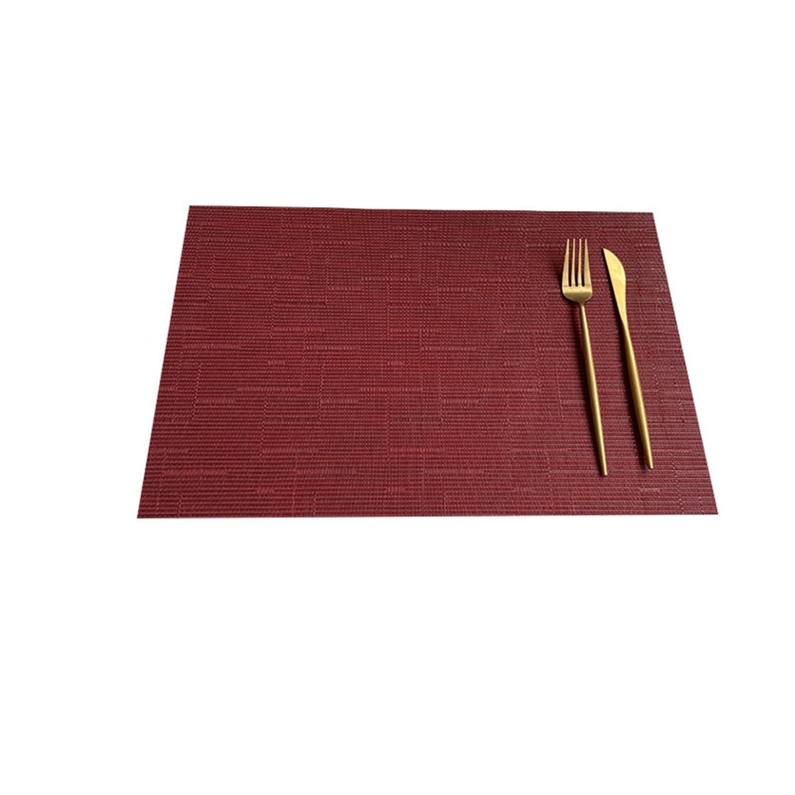 Set de table bordeaux pour sublimer vos dîners chaleureux en cuisine