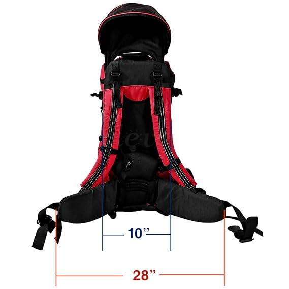 ClevrPlus Deluxe Adjustable Baby Carrier Outdoor Light Hiking Child Backpack Camping
