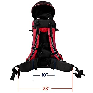 ClevrPlus Deluxe Adjustable Baby Carrier Outdoor Light Hiking Child Backpack Camping