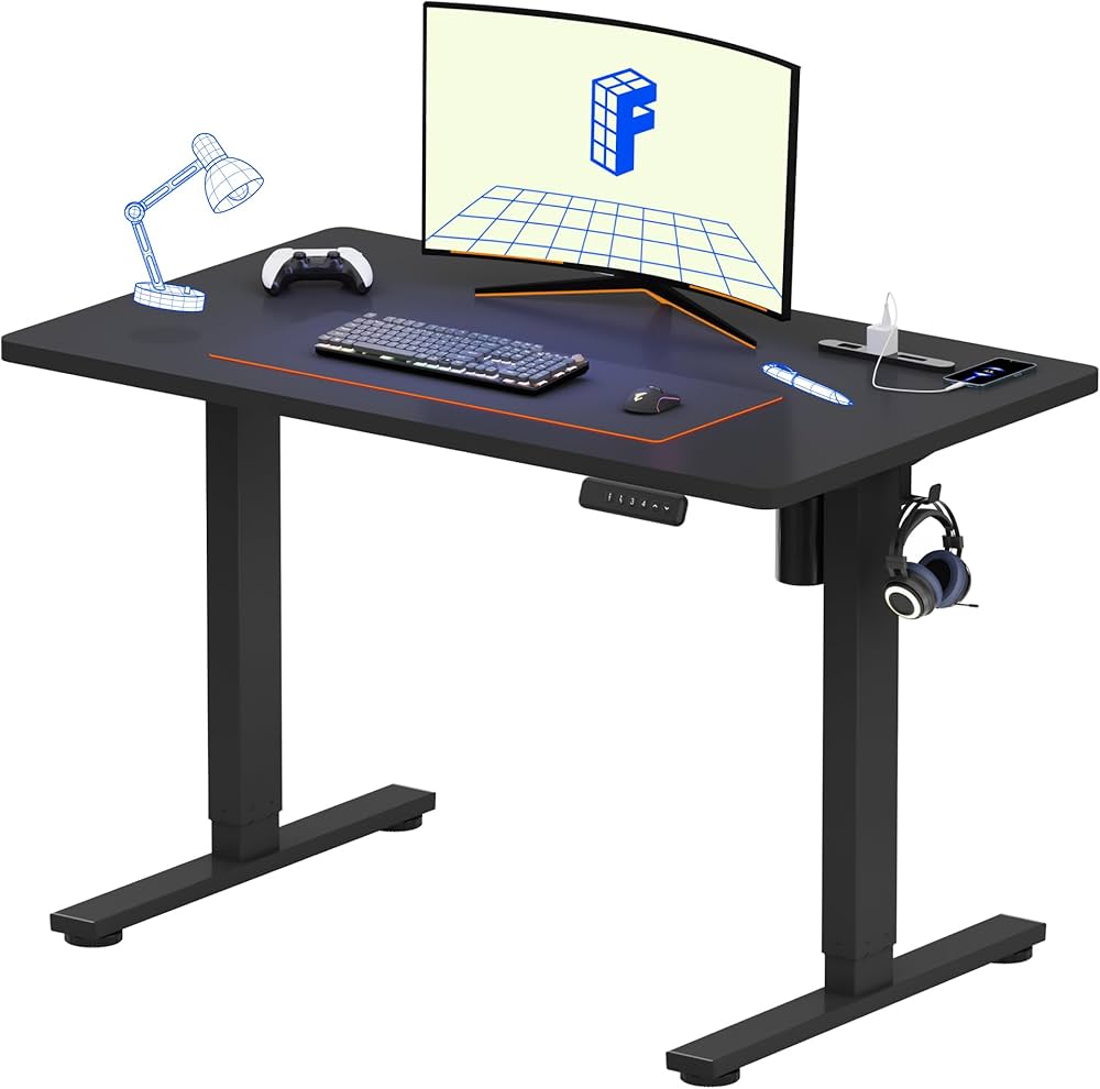 Amazon | FlexiSpot 電動昇降デスク EF1 Pro 在宅ワーク/オフィス用 高