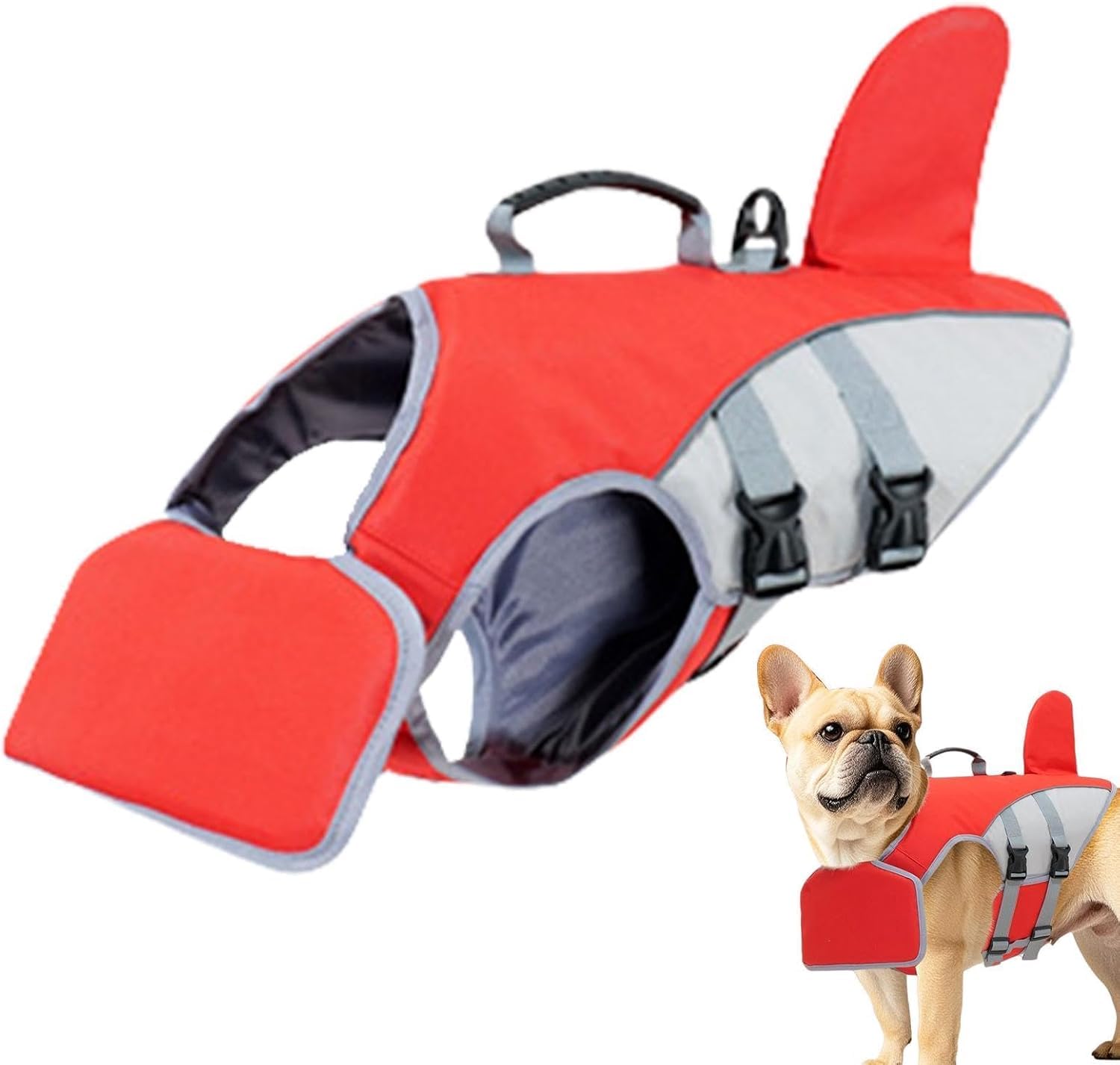 Dog Life Jacket For Swimming - Dog Life Vest With Chin Float, Buoyancy Aid With Handle & Reflective Elements For Puppy Small Medium Pet Summer Pool Lake River Outdoor Water Play Games