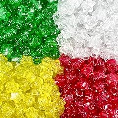 glitter silver red green yellow