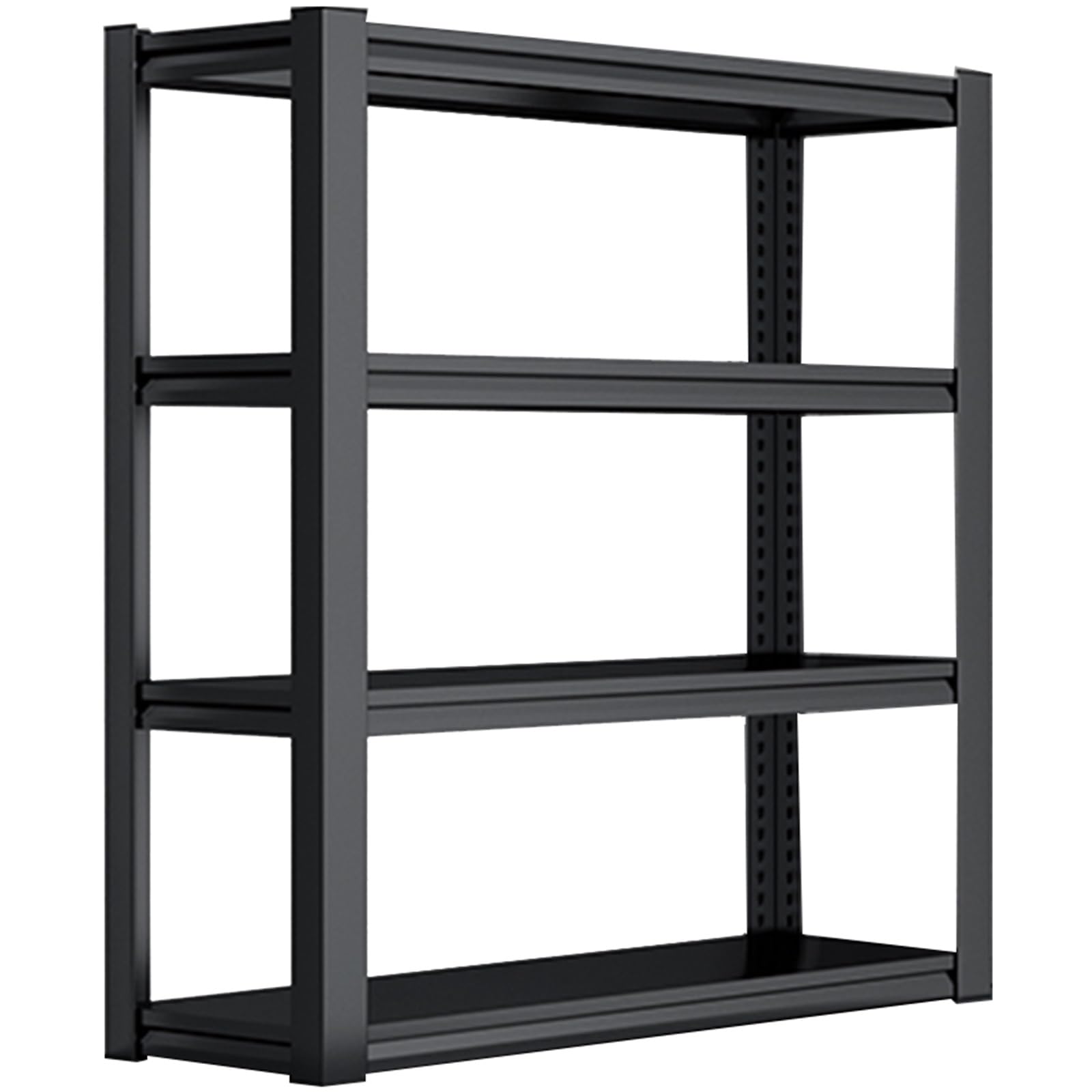 Scaffali in metallo resistenti regolabili a 4 ripiani, altezza 118 cm/138 cm, per casa, ufficio, dispensa, officina, scaffalatura industriale (70 x 30 x 118 cm)