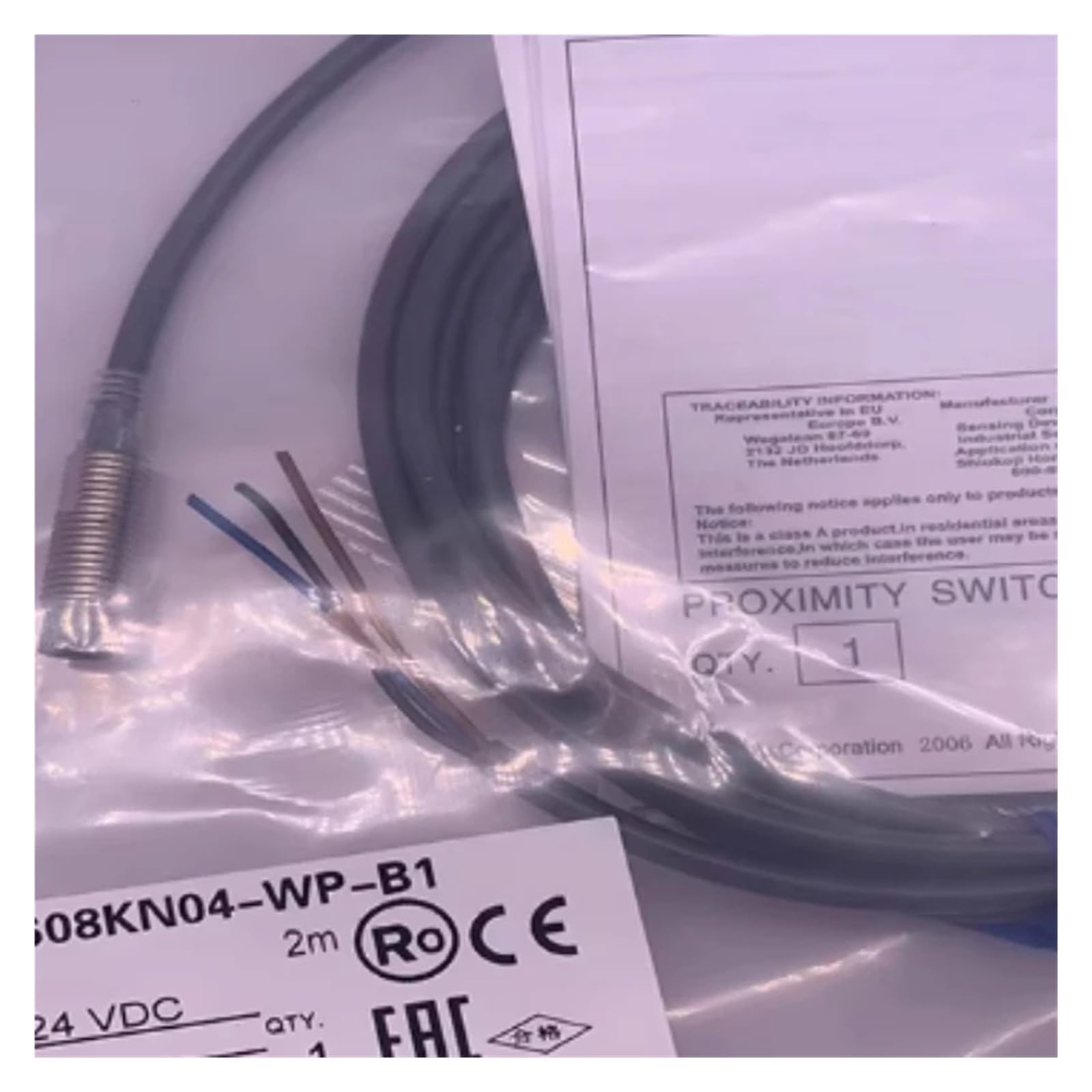 XDDQWSWA 3pcs Proximity Switch E2A-S08KS02-WP-C2 E2A-S08KS02-WP-B1 E2A-S08KS02-WP-D1 E2A-S08KS02-WP-B2 E2A-S08KS02-WP-C1(E2A-S08KS02-WP-B1)