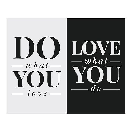 Do What You Love- Inspirational Wall Art Hanging Decor Pictures for Living Room, Boho Wall Decor for Bedroom, Canvas Art Decor for Home, & Office,