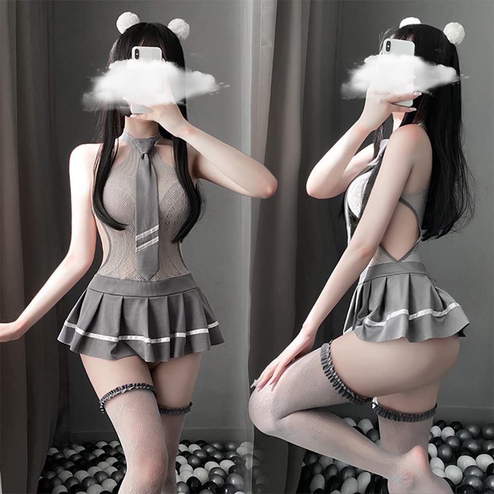 Uniforme de colegiala japonesa para cosplay con perspectiva de tentación, lindo anime, traje de marinero, lencería sexy