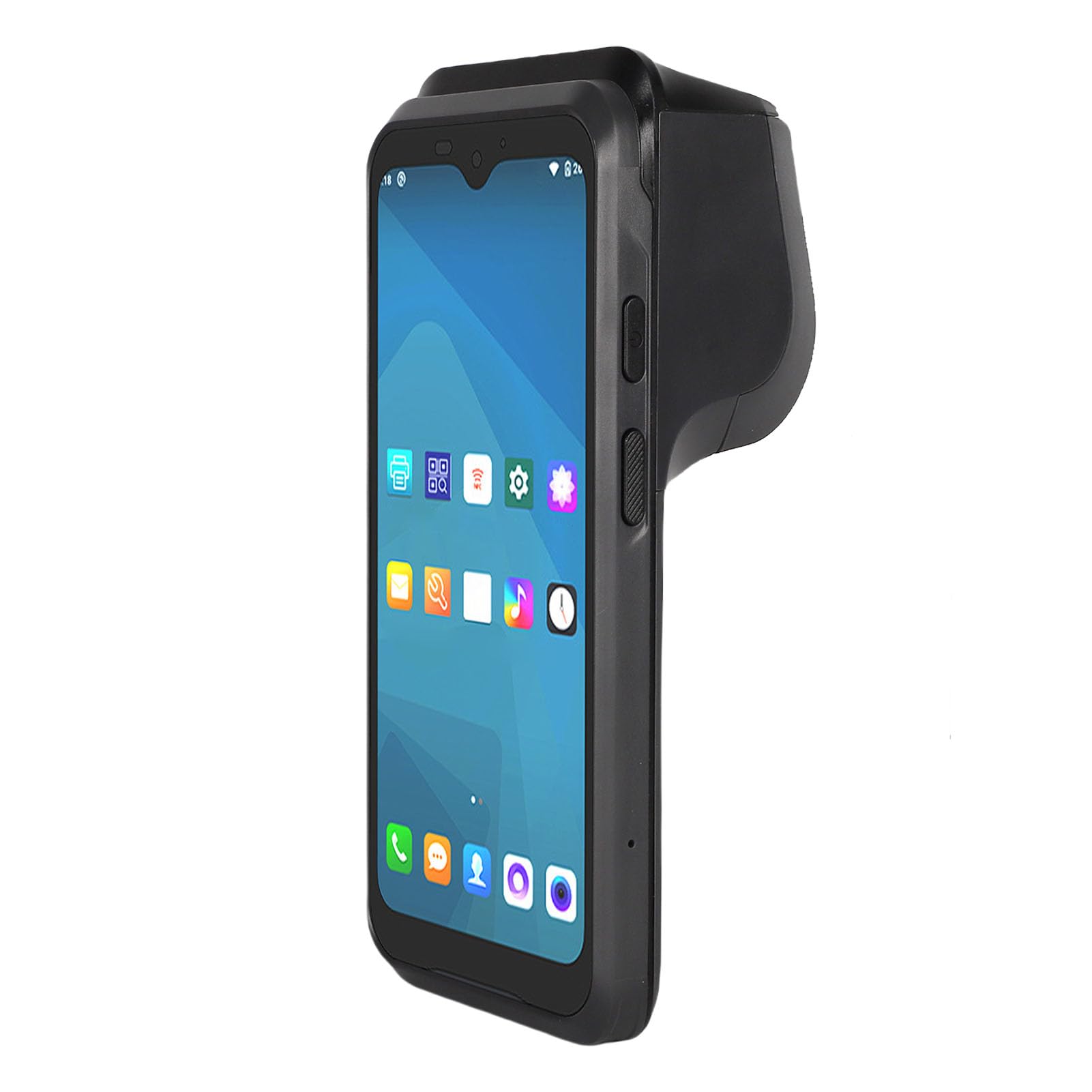 Imprimante Thermique Portative, Terminal de Point de Vente Haute Vitesse avec NFC pour la Gestion des Ventes Mobiles, écran Tactile 6,2 Pouces, Imprimante 58 Mm pour Les Propriétaires de