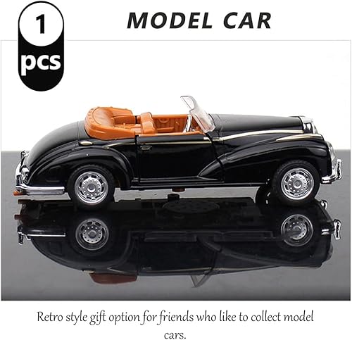 Miniatura 7 de Zerodeko Modelo vintage de automóvil, automóvil clásico de aleación fundida, simulación, juguete de coche antiguo, figura de automóvil