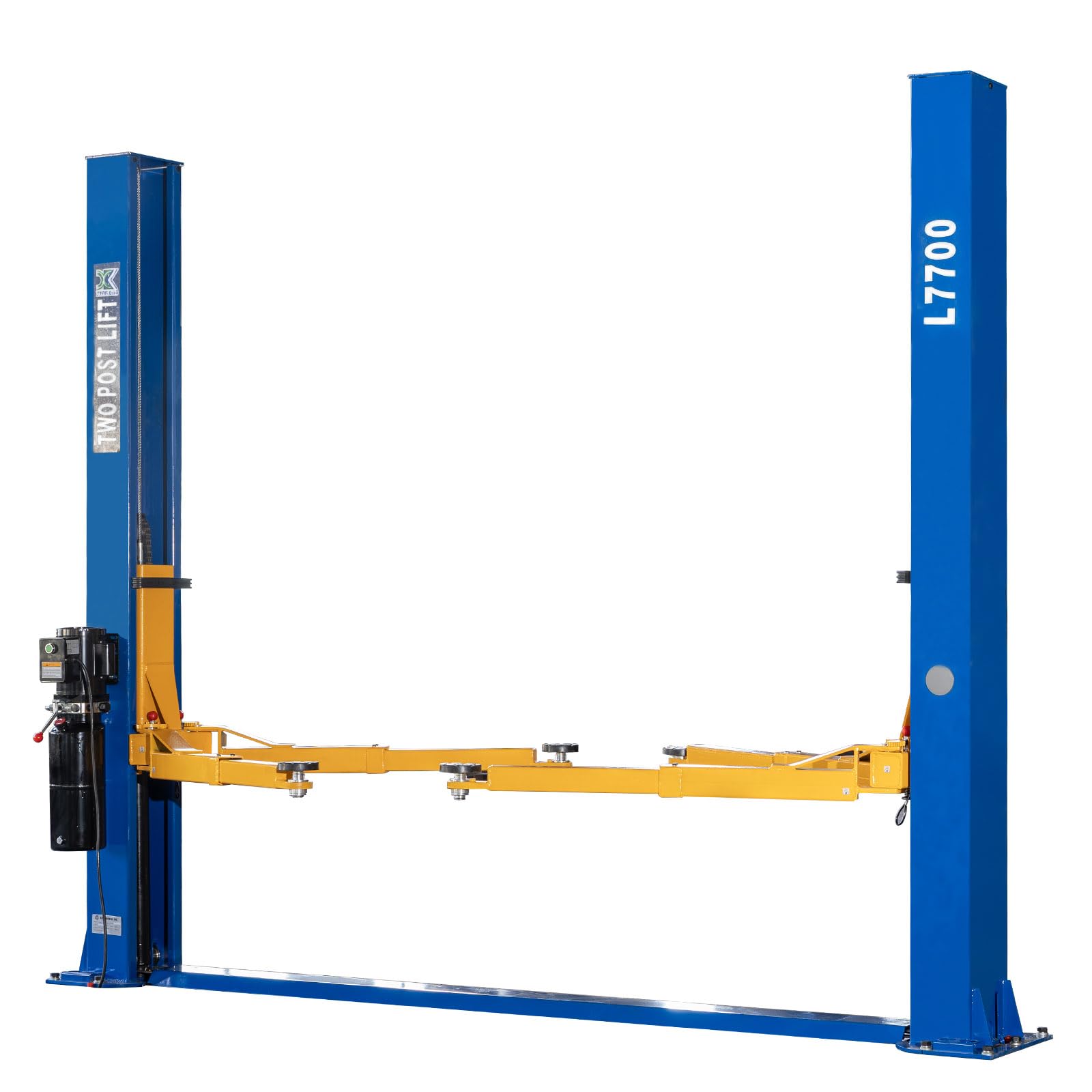 XK L7700 220V Model 2 Post Vehicle Lift with Floor Plate for Maintenance or Parking 36 Months Parts Replacement
