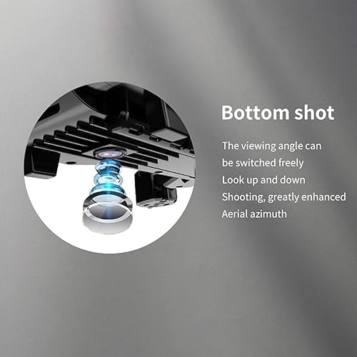 Miniatura 8 de Drone WiFi FPV con cámara 4K HD modo de retención de altitud, dron plegable a control remoto, experiencia de realidad virtual, cuadricóptero, ruta