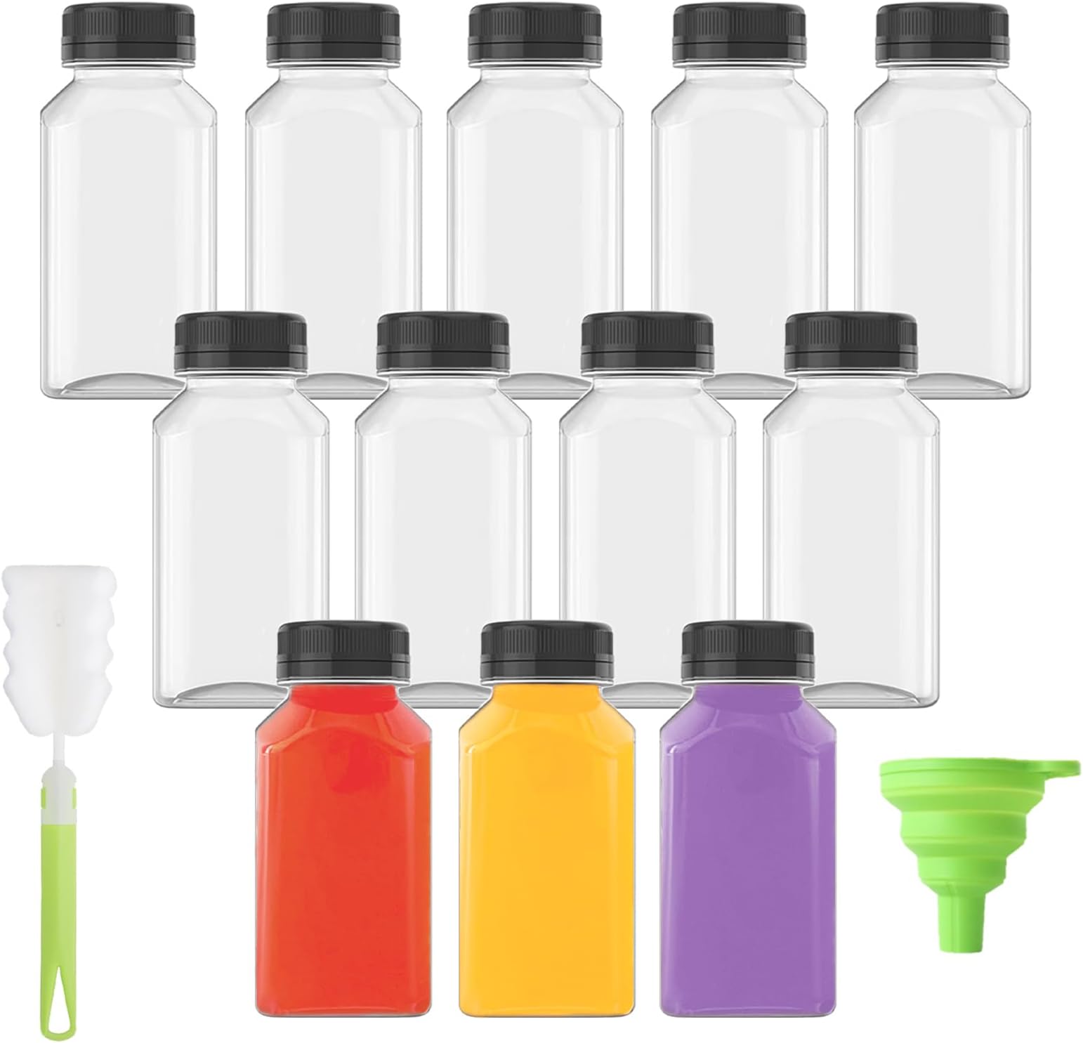 Bouteilles De Jus En Verre Transparent, Fournisseurs En Chine, Emballage IDEA