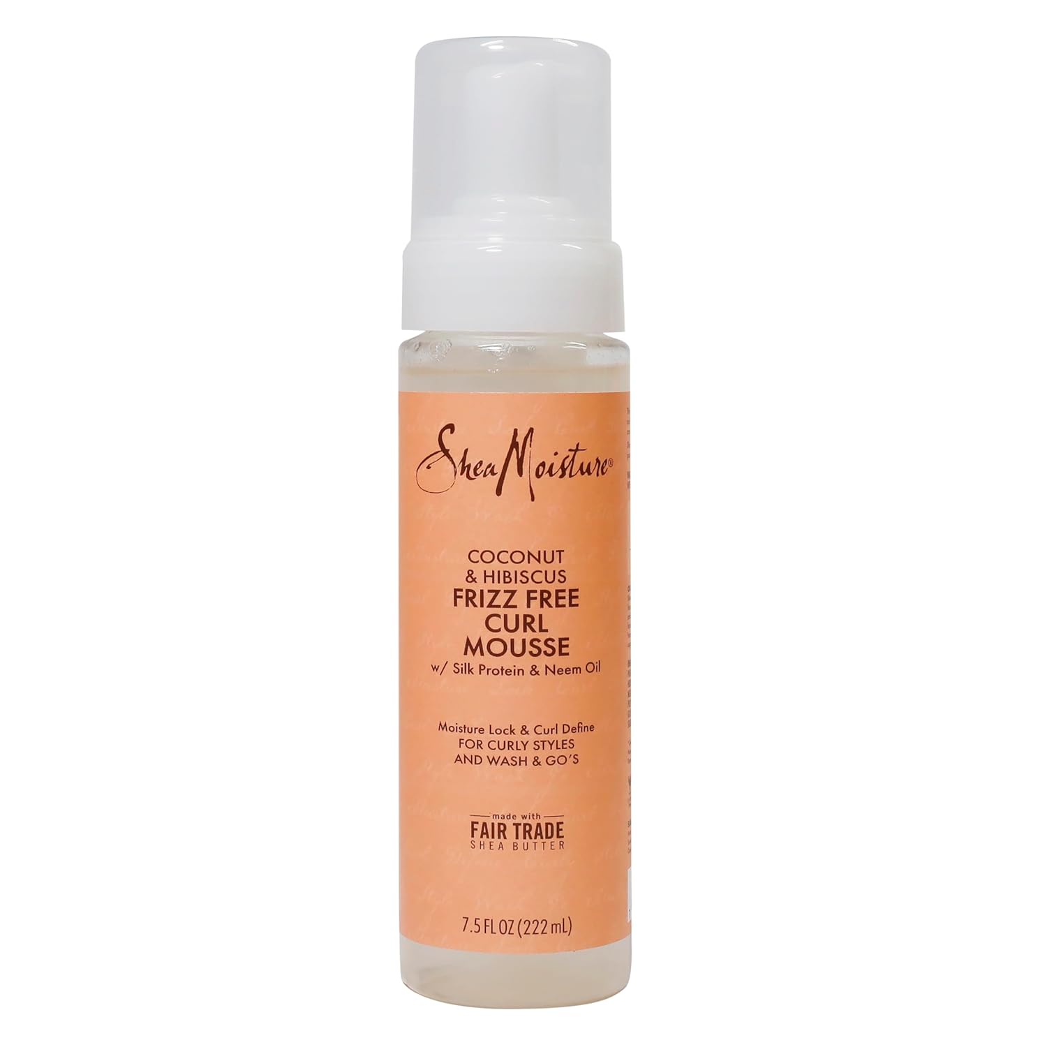 SheaMoisture SHEA MOISTURE Sheamoisture Coconut & Hibiscus Frizz-free Curl Mousse – 7.5 Fl Oz,7.5 Oz (290612 ) SheaMoisture SHEA MOISTURE Sheamoisture Coconut & Hibiscus Frizz-free Curl Mousse – 7.5 Fl Oz,7.5 Oz (290612 )