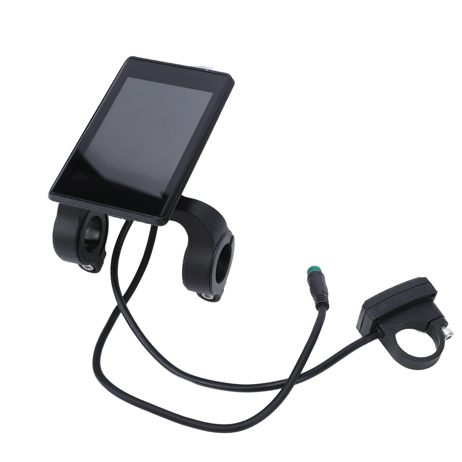 Aramox Contatore Bici Elettrica, Contatore Scooter Elettrico ABS con Display LCD a Colori 24V 36V 48V 60V 5P Connettore USB per Pendolari in Sella a Bici Elettriche e Scooter
