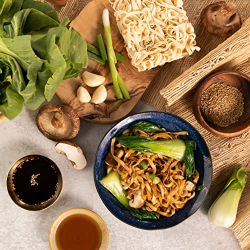 A-Sha Healthy Ramen Noodles With Reduced Sodium - Original Sauce Pack Included, Mandarin Medium Size Noodles - Large 12 Packs (3.35 Oz Each Pack) #TOP3