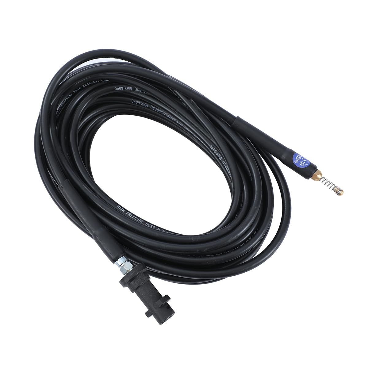 AIM ToolsHigh Pressure Washer Drain Pipe Hose Cleaning Kit 15M Compatible with Karcher K2 K3 K4 K5 K6 K7 Series, with Sewer Jetter Nozzle and Kärcher Adapter 171355