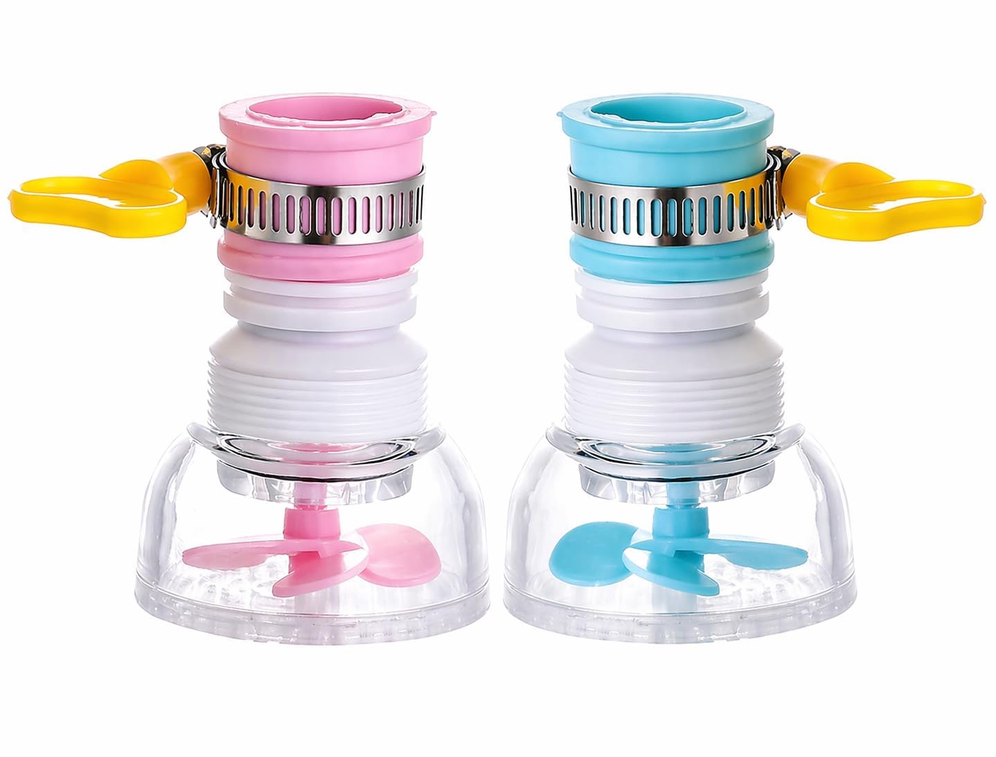 RAZEN Adjustable Kitchen Faucet Splash Filter, Water Saving Plastic Tap Nozzle with Key Grip Fit, 360° Shower Regulator Sprinkle Head for Kitchen & Bathroom Taps, Easy Installation, Assorted Color-image-9
