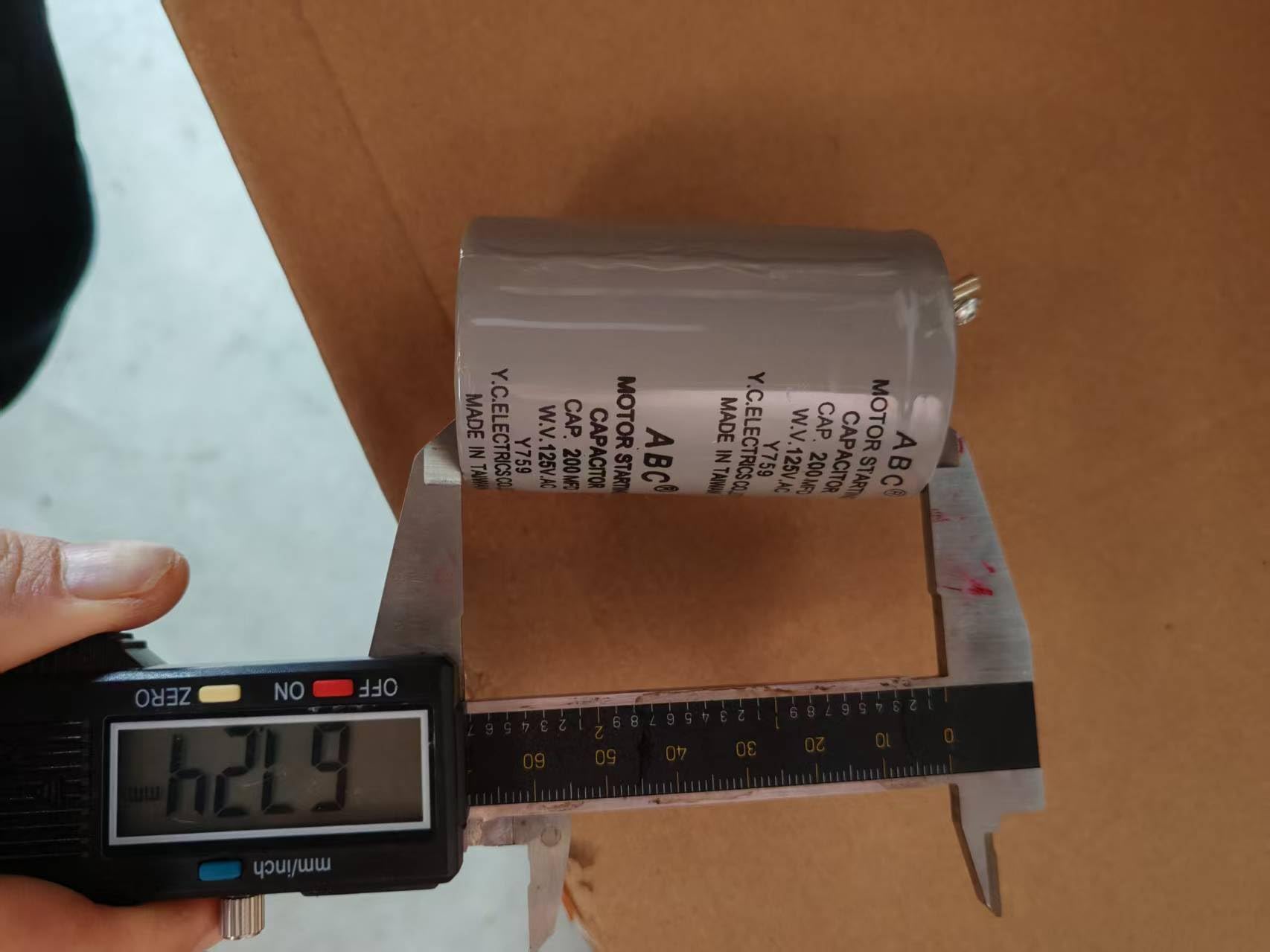 Anchilly ABC CD60 Motor Starting Capacitor 200mF 200UF 125VAC HVAC